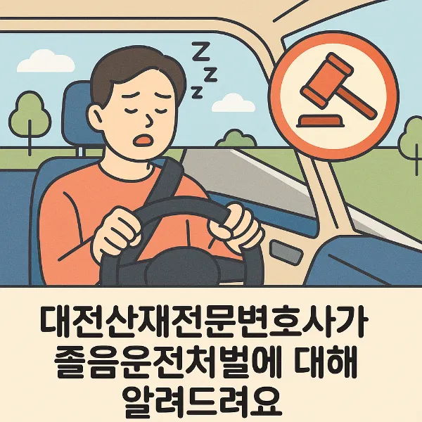 대전산재전문변호사, 졸음운전처벌